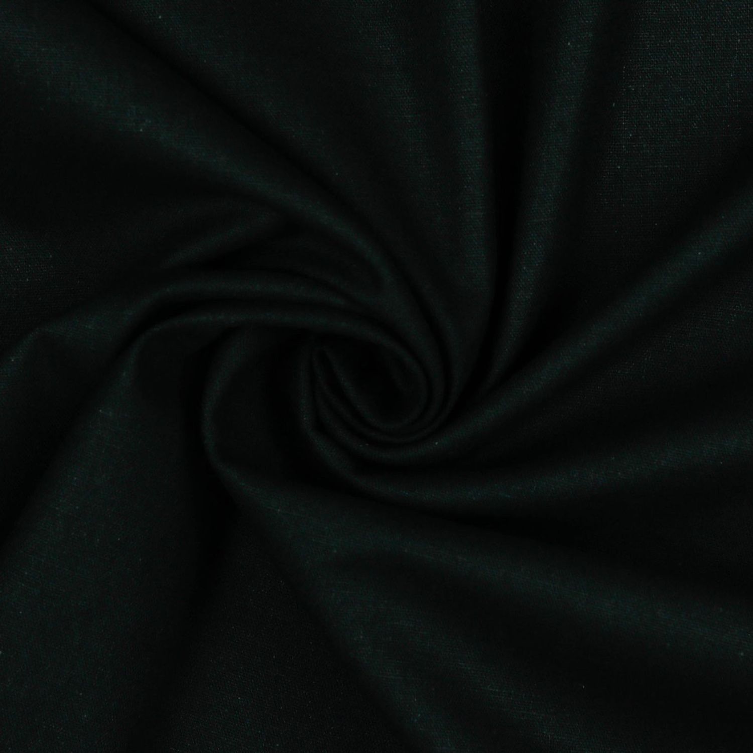 Linen Viscose Spandex Black Midweight fabric