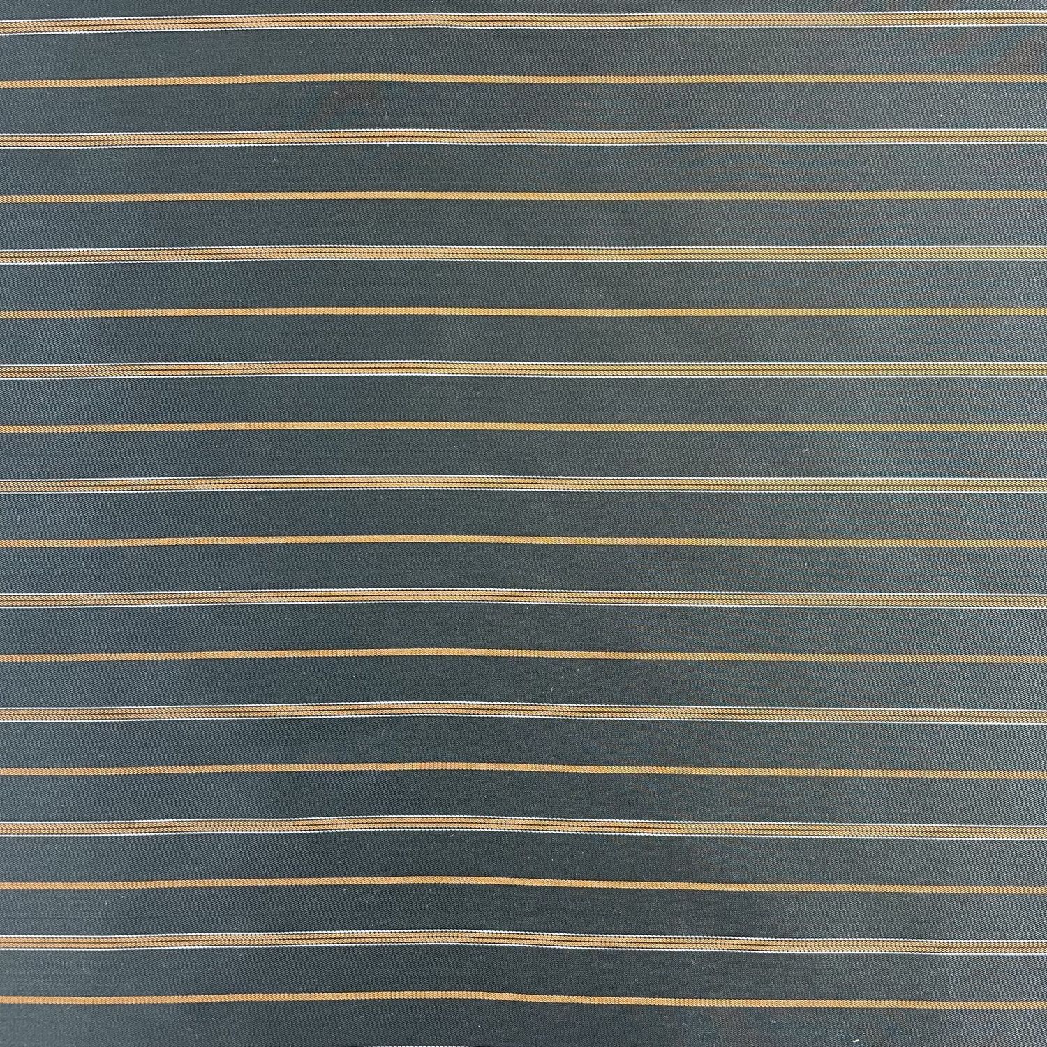 Lining Black with Brown Stripe Poly Viscose