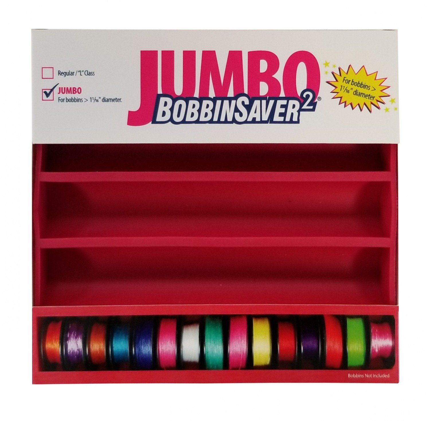 JUMBO BobbinSaver2 Grabbit Bobbin Saver for the Bernina Jumbo Bobbins