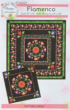 Kit: NC Flamenco Quilt Kit 44" x 44" Wall Hanging CLEARANCE