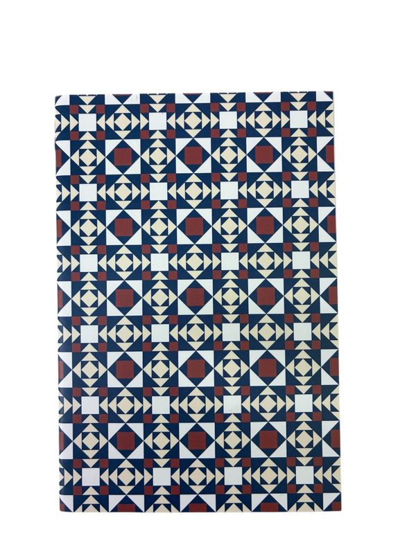 Lined Notebook Classic Quilts Autumn Leaf