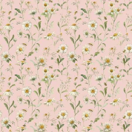 Love Me More Daisies Blush Riley Blake