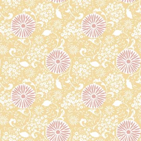 Love Me More Botanical Yellow Riley Blake