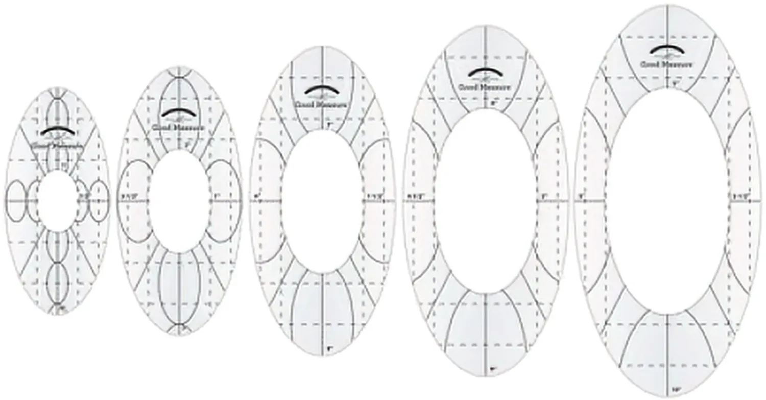 Low Shank Every Oval Domestic &amp; Longarm 5 pcs Good Measure Amanda Murphy