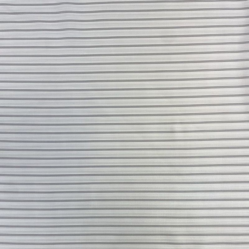 Lining White with Black Stripe Rayon Viscose