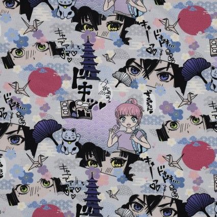 Manga Jersey Prints Verhees