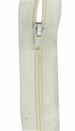 Make-A-Zipper Regular 5.5yd (197in) roll &amp; 12 zipper pulls Cream