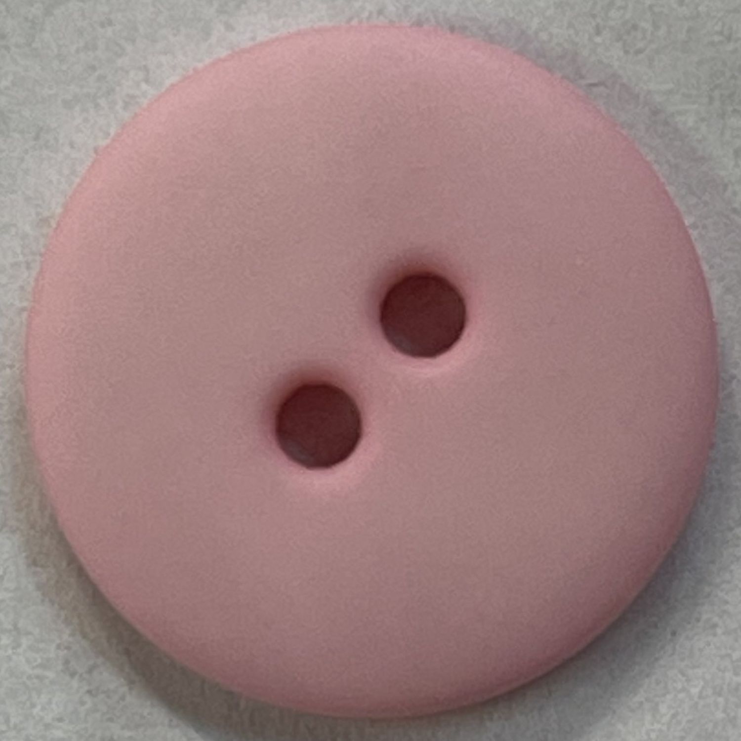Matte Pink Fashion Button - Size: 15mm