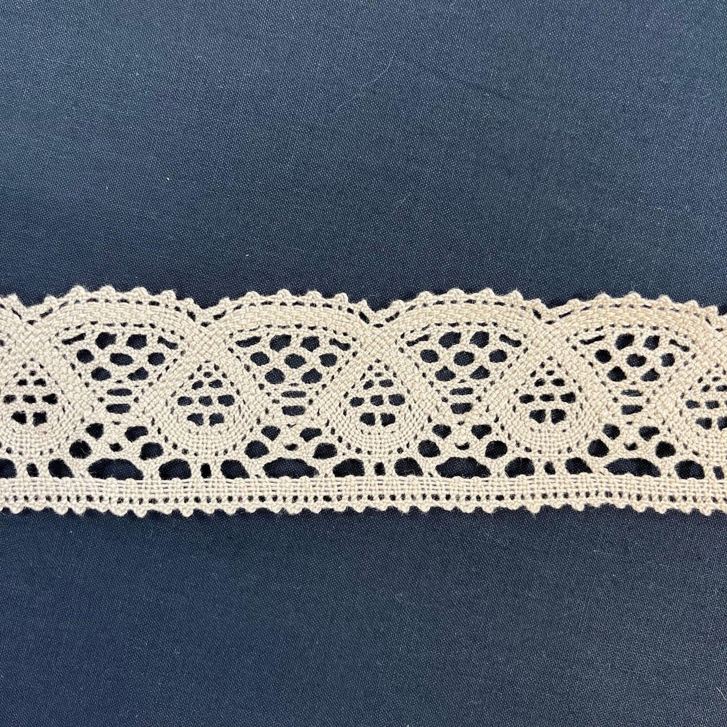 Natural Cotton Lace - 45mm