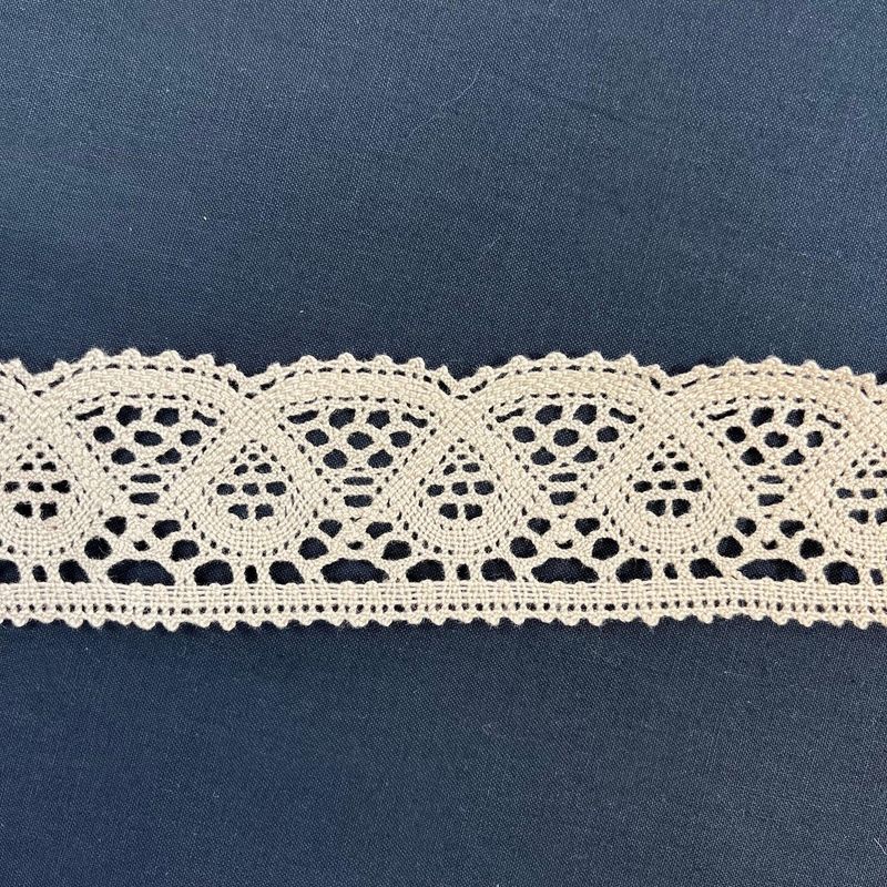 Natural Cotton Lace - 45mm