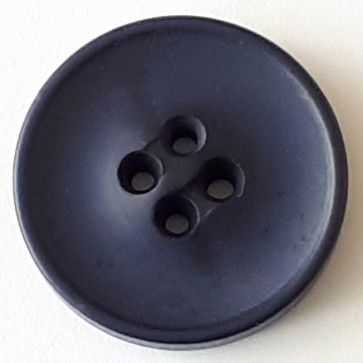 Navy Blue Poly Button with 2 Holes 20mm
