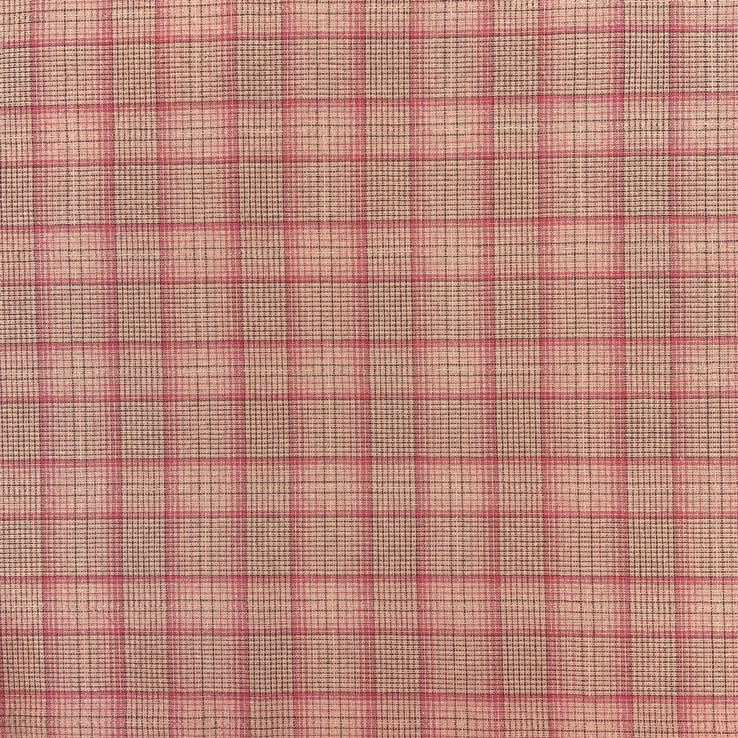 Loyalcheck Yarn-Dyed Ombre Check Fabric Rose