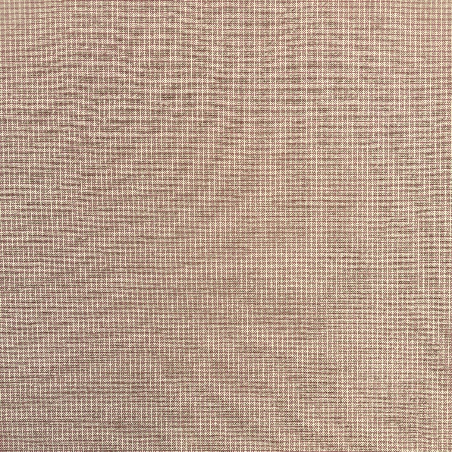 Loyalcheck Yarn Dyed Fabric Small Check Pink