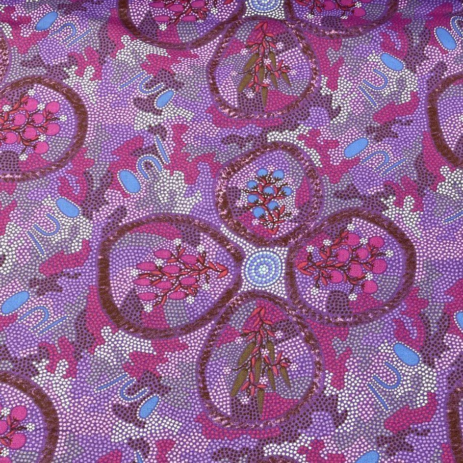 M&amp;S Textiles Popular Bush Tucker Purple