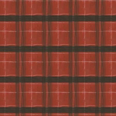 Marcia Derse The Plaid One Carn Red Window Pane Plaid