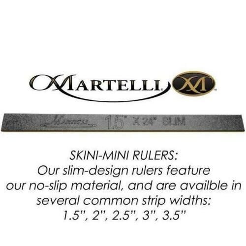 Martelli Skini Non-slip Ruler 1.5 x 24 "