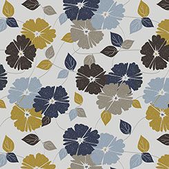 Modern Refinement Floral Vine Lt Gray QT Fabrics