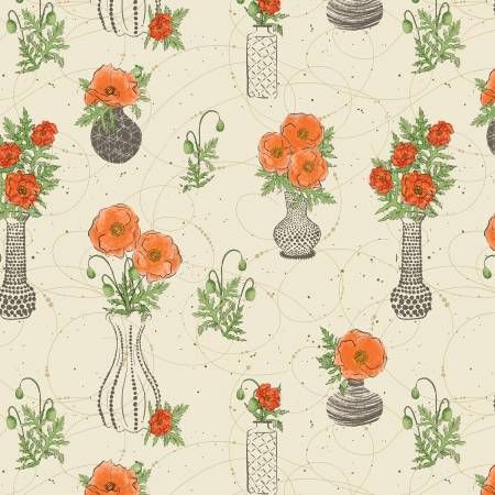 Modern Vintage Treasured Heirloom Treasures Natural Benartex