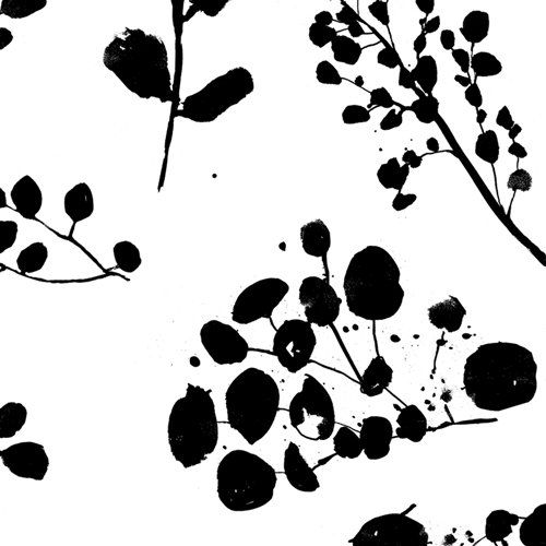 Nature’s Keepsakes Noir Rayon By Katarina Roccella Art Gallery Fabrics