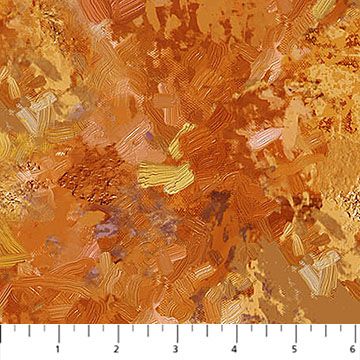 NC First Snow Brush Texture Orange