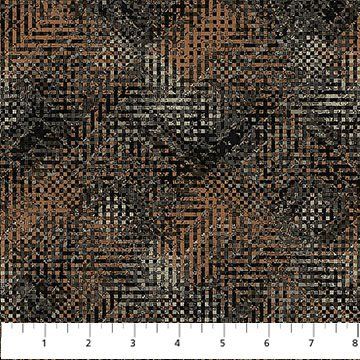 NC Haberdashery Tweed Black Multi Flannel