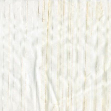 Nani IRO White w/Gold Stripe Rayon Broadcloth Kokka Japanese fabric