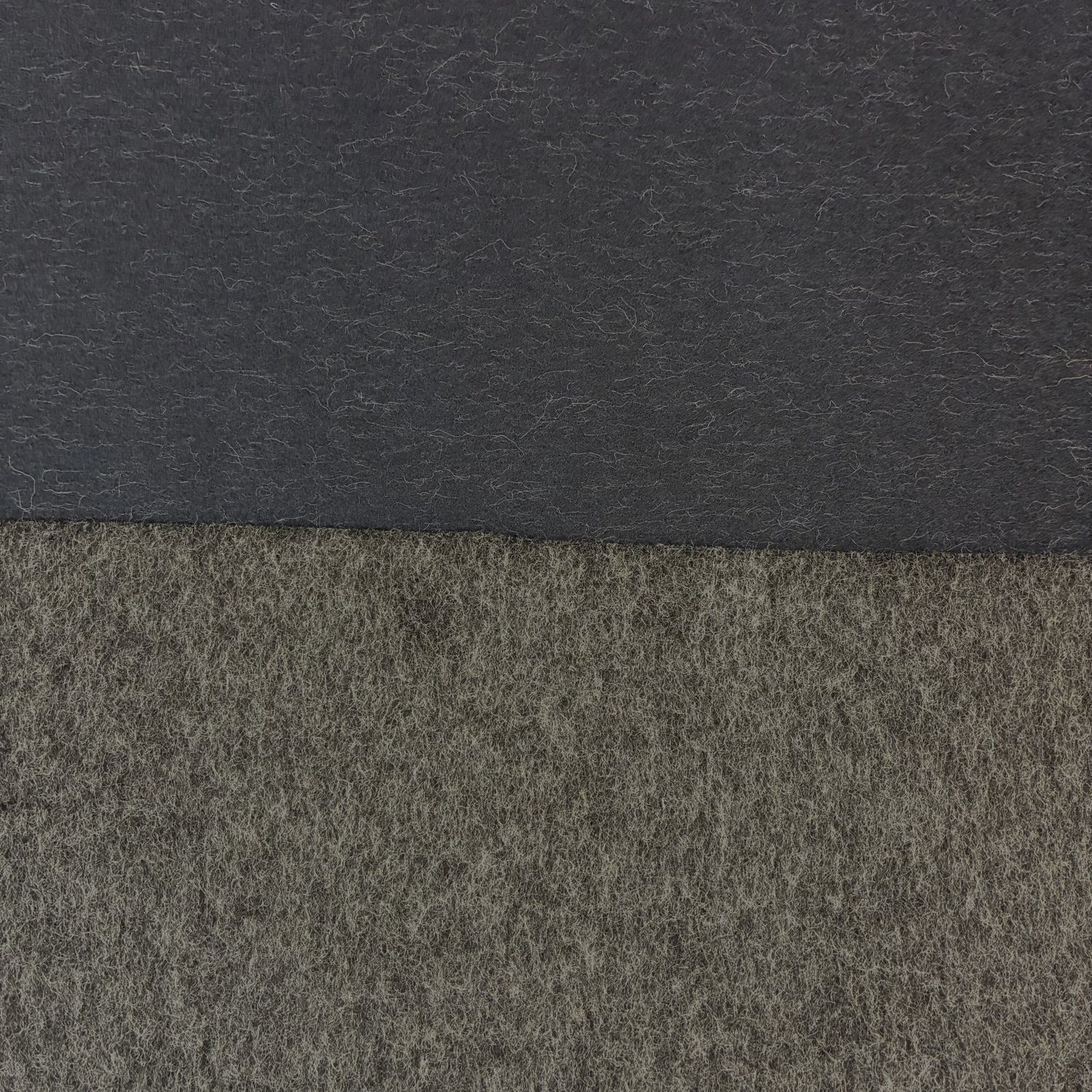 Navy/Gray Reversible Wool and Mohair Coating 55"