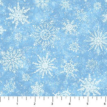 NC All That Glitters Pale Blue Snowflakes Simon Treadwell