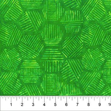 NC Banyan Batiks Avocado Hexies