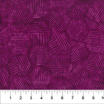 NC Banyan Batiks Pansy Hexies