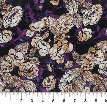 NC Flower Petal (floral) Pansy Batik