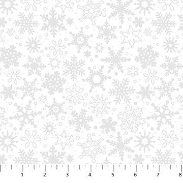 NC Basically Black &amp; White Snowfall Silver Metallic Patrick Lose