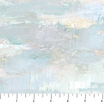 NC First Snow Brush Strokes Pale Blue