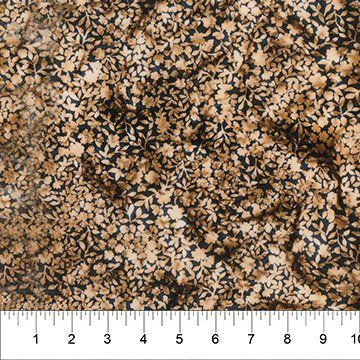 NC Flower Petal Brown Batik