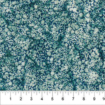 NC Flower Petal Got the Blues Batik