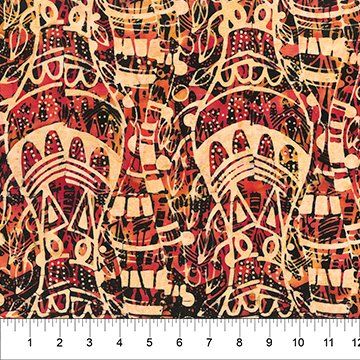 NC Luau Pumpkin Batik