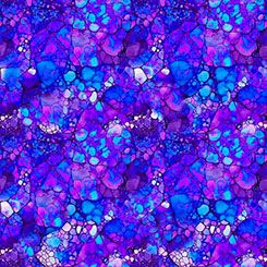 Night Flight Mosaic Violet QT Fabrics