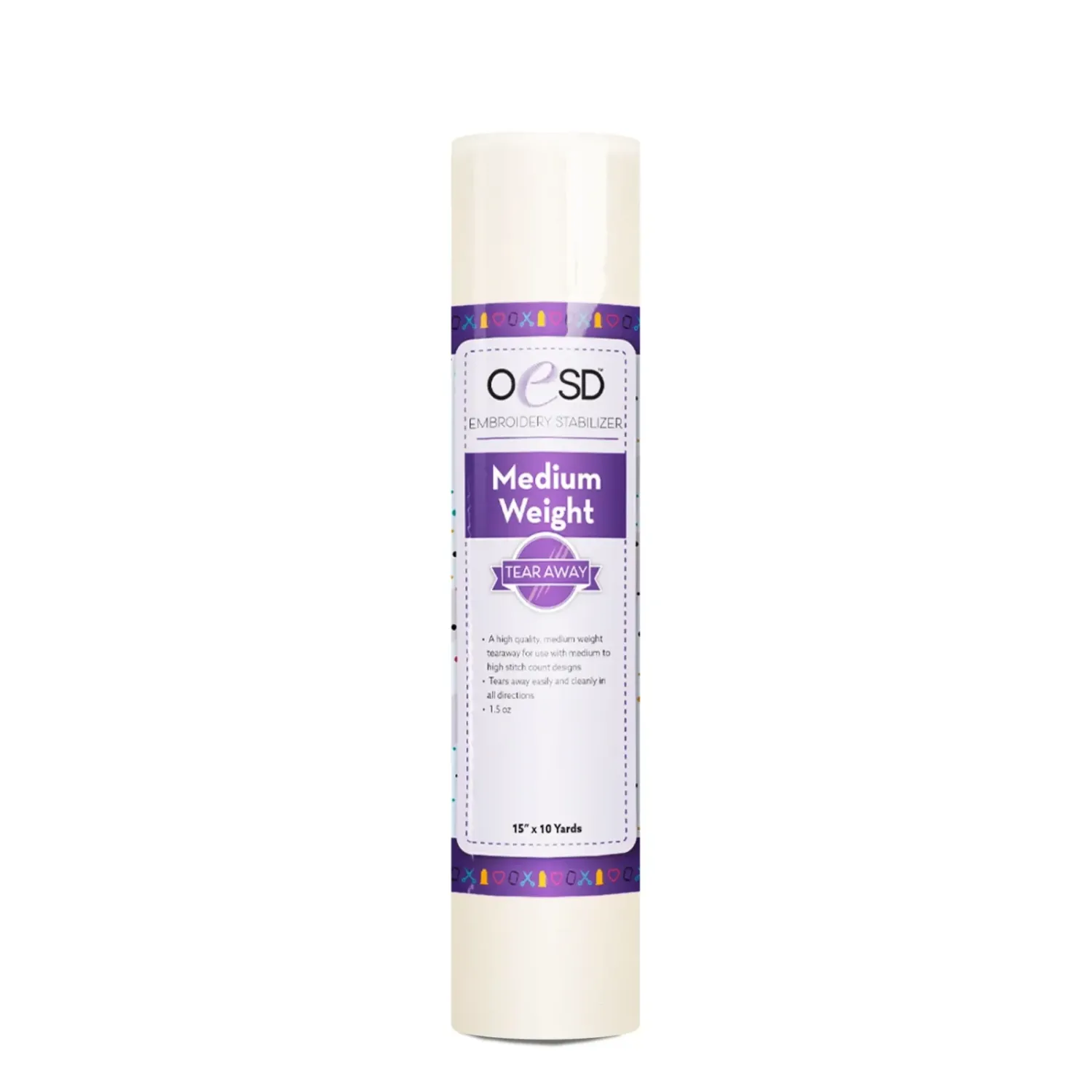 OESD Medium Weight Tear Away 15" x 10 yd