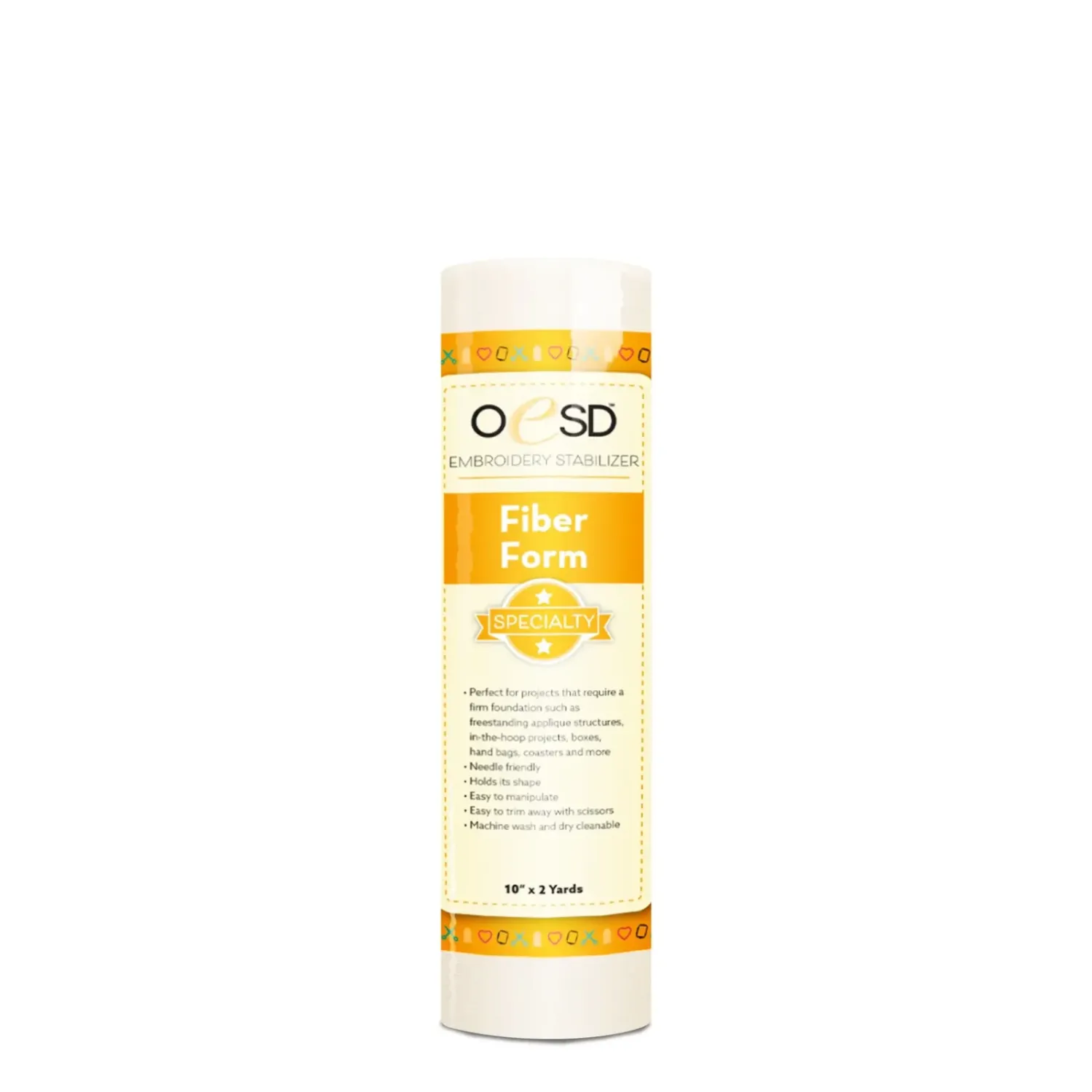 OESD Fiber Form Embroidery Stabilizer 10" x 2 yds