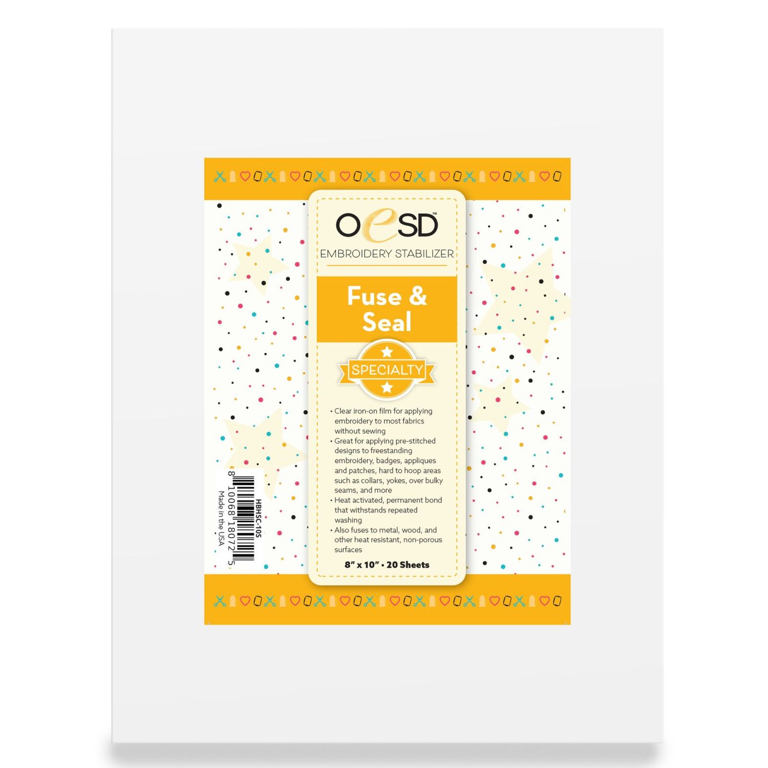 OESD Fuse and Seal 8" x 10" Sheets