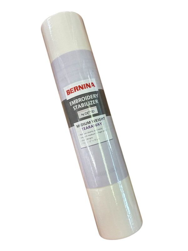 OESD Medium Weight White TearAway 12" x 10 yds