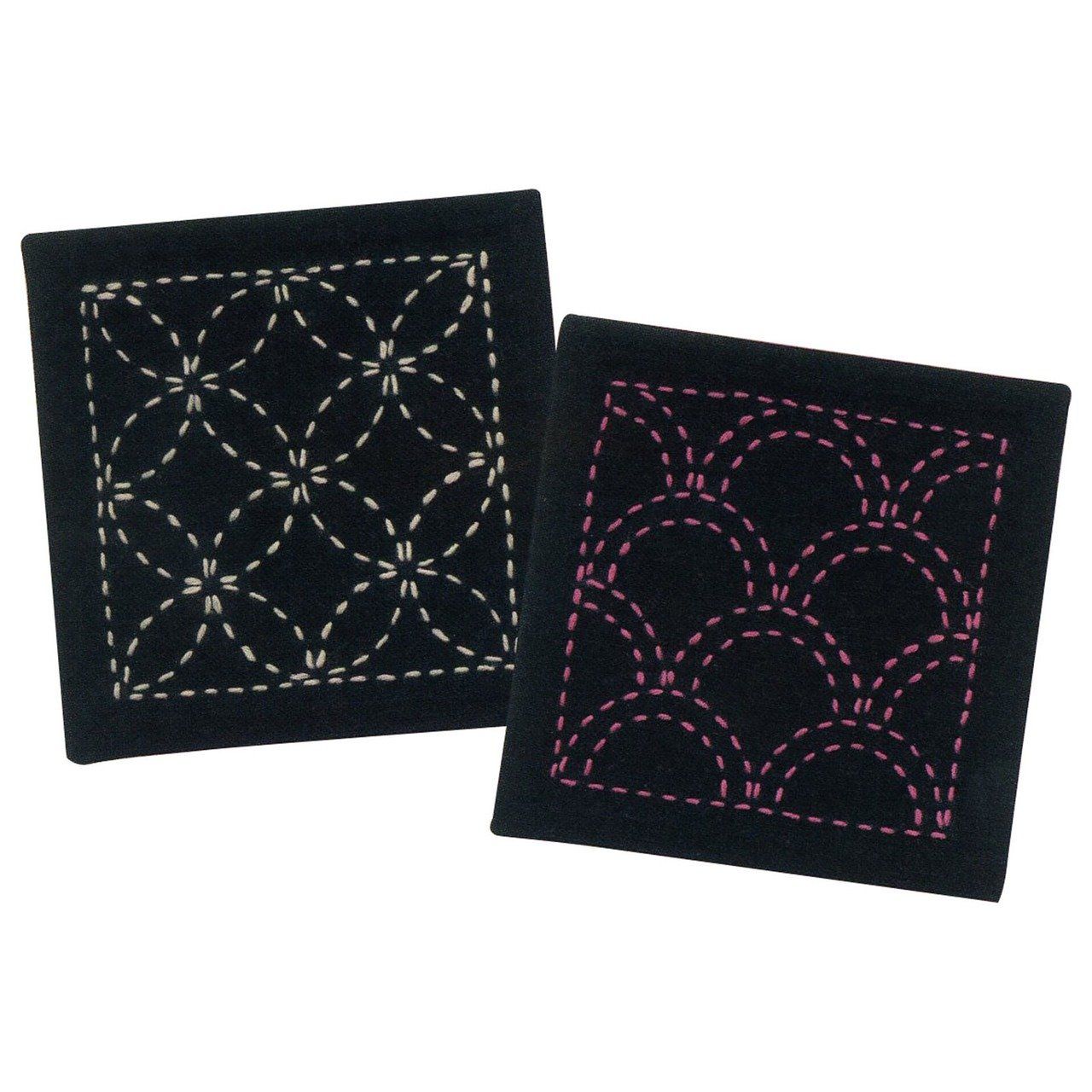 Olympus Sashiko Coaster Kit Navy #1