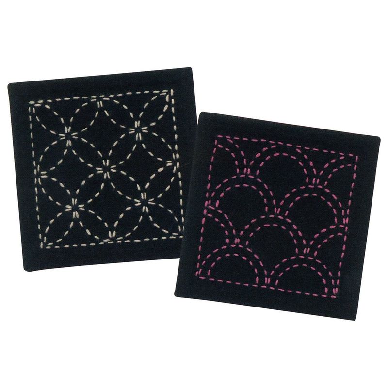 Olympus Sashiko Coaster Kit Navy #1