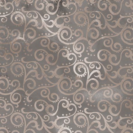 Ombre Scroll Stone Fabrics 108" Wide Back QT