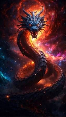 Panel: Firey Dragon Large 12in x 18.75in