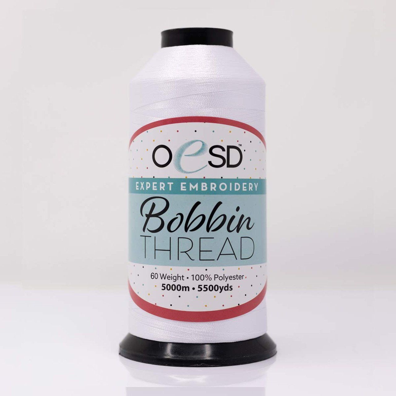 OESD Bobbin Thread White 5000 m/ 5500 yards