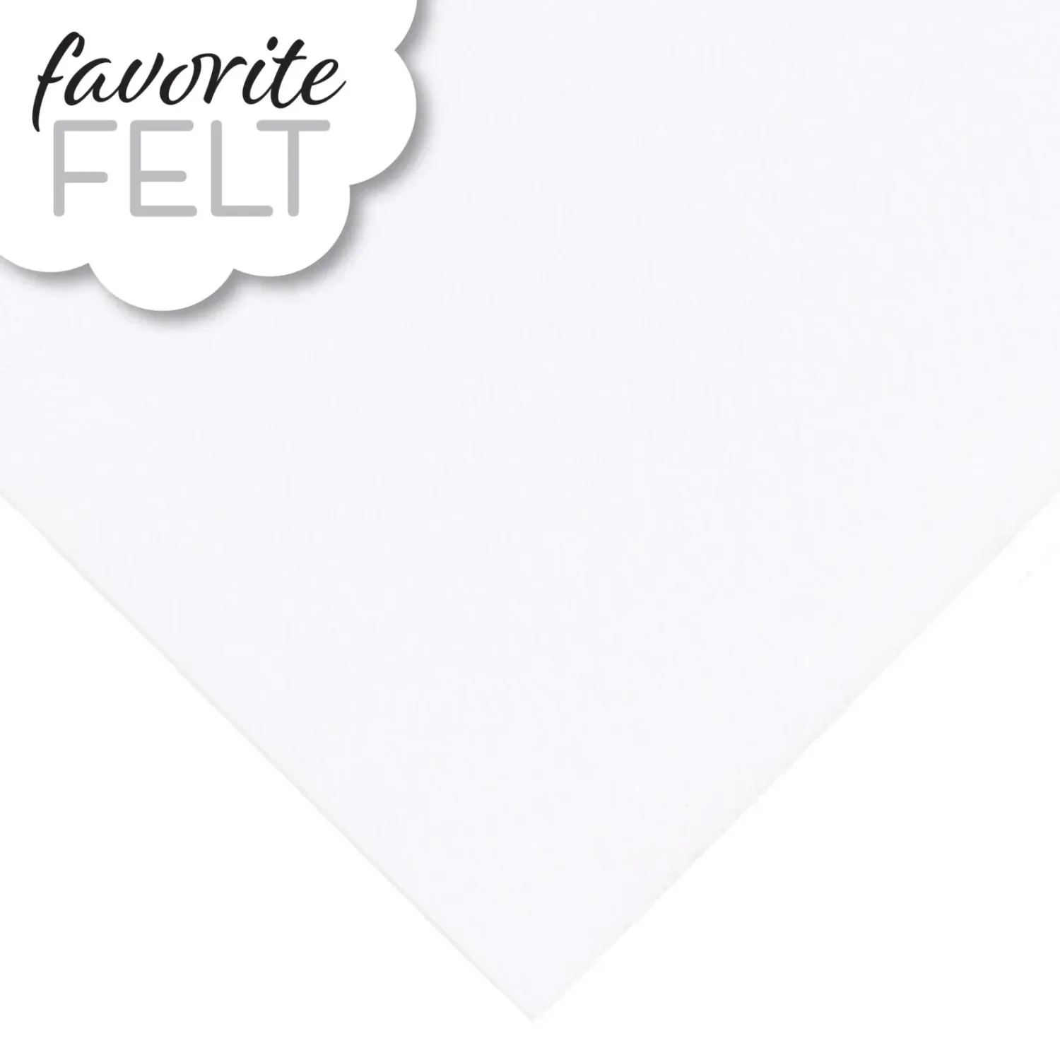 OESD Favorite Felt 2pk WHITE EV