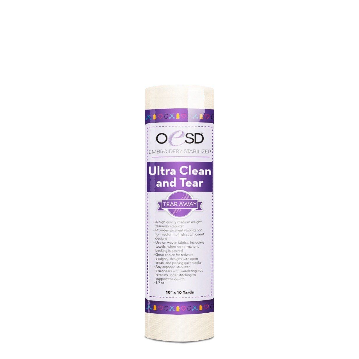 OESD Ultra Clean &amp; Tear 1.7oz 10"x10yd