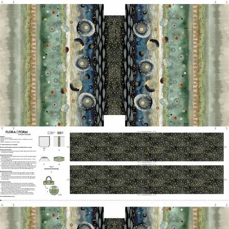 Panel: Multi Flora &amp; Form Canvas Carryall Windham