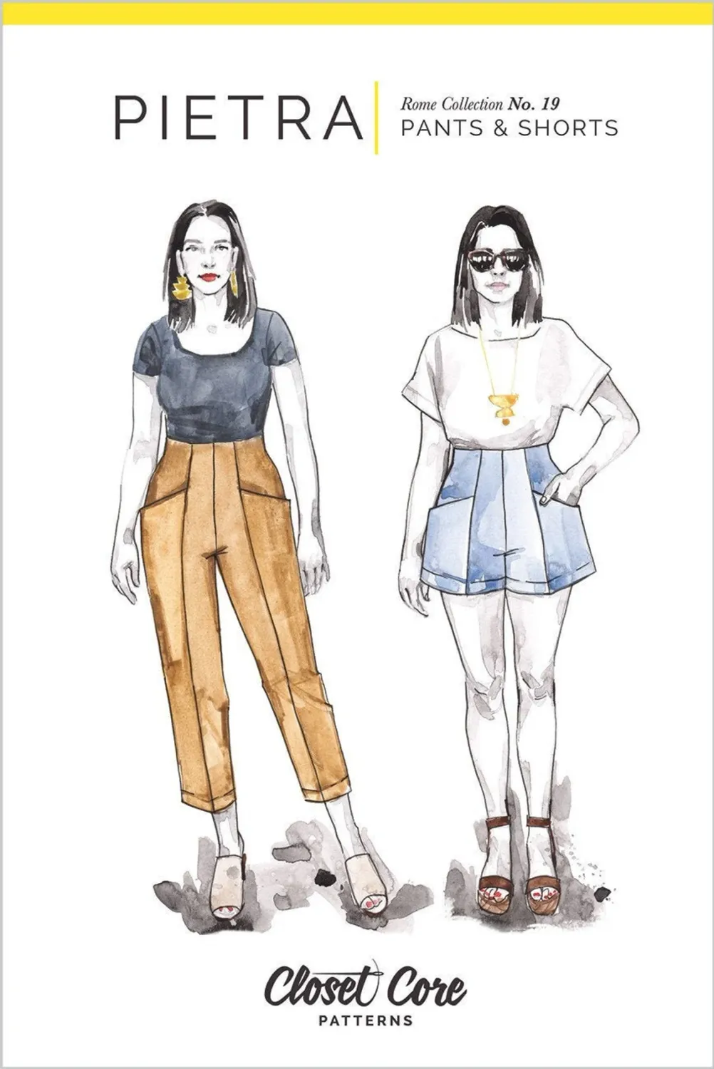 Pattern: Closet Core Pietra Pants and Shorts